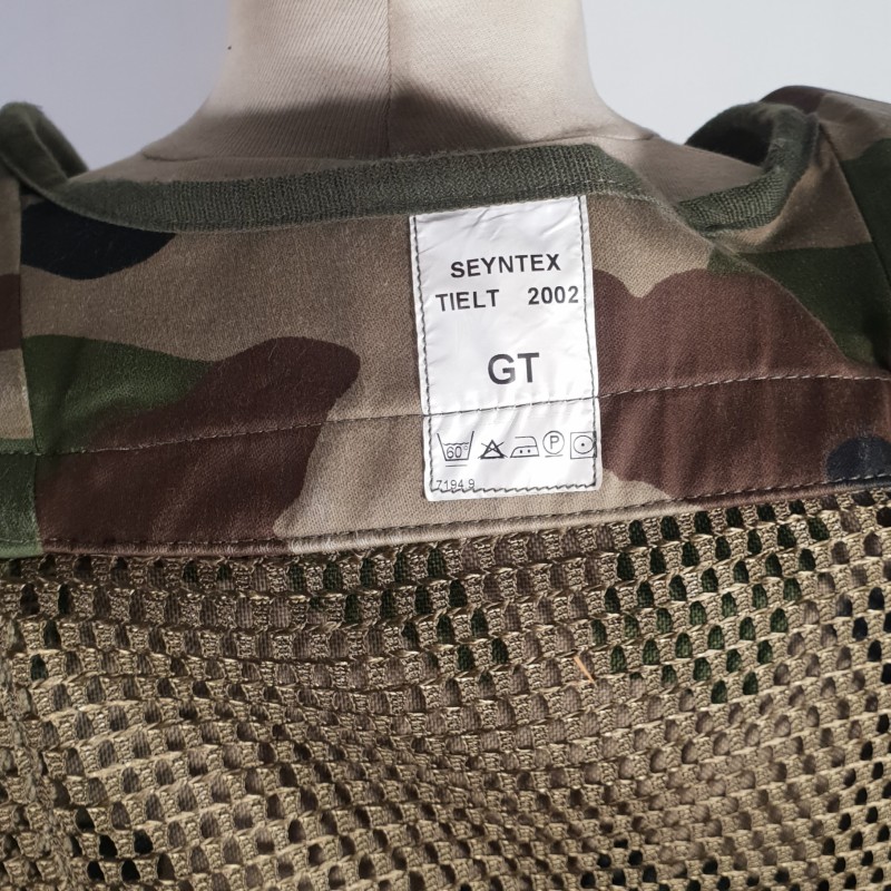 GILET D’ASSAUT FRANCAIS CAMOUFLAGE CENTRE EUROPE TAILLE GT FABRICATION SEYNTEX 2002